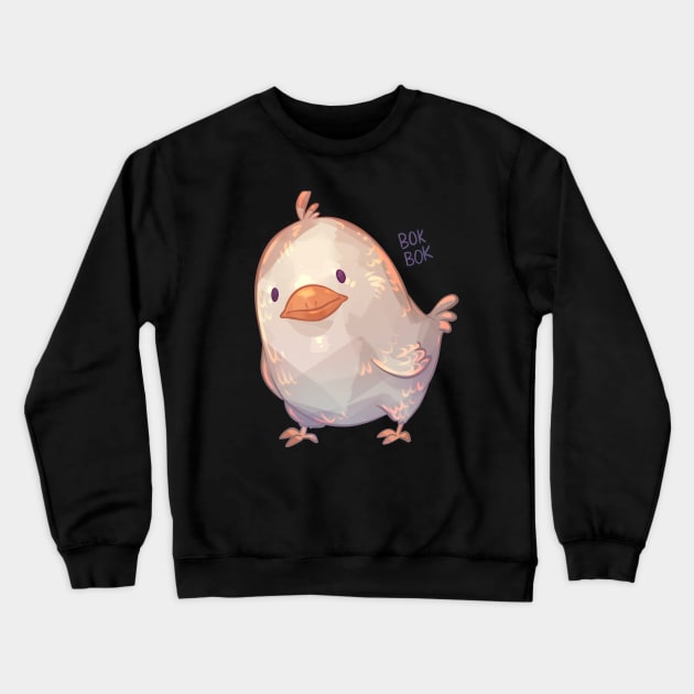 Chubby Chicken Crewneck Sweatshirt by Claire Lin